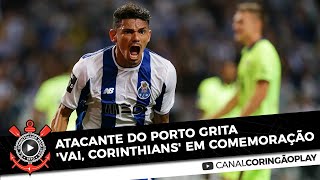 Atacante Tiquinho Soares do Porto grita quotVAI CORINTHIANSquot em comemoração do título Português [upl. by Enale622]