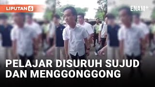 Viral Wali Murid Paksa Pelajar Sujud dan Menggonggong  Liputan6 [upl. by Eram210]