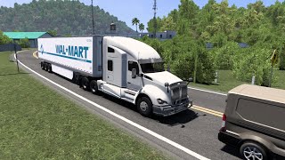 ¡Kenworth T680  Caja Seca  Contenedores IBC 9 t  American Truck Simulator ats traileros [upl. by Yenolem923]