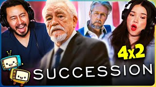 SUCCESSION 4x2 Reaction  quotRehearsalquot  First Time Watch [upl. by Allerus]