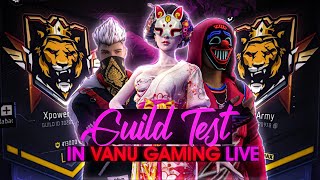 FREE FIRE 1 vs 2 GUILD TEST 👑 in LIVE STREAM GIRL GAMER 😈 [upl. by Vallo236]