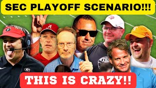 SEC PLAYOFF CRAZY SCENARIOS TENNESSEE FOOTBALL SEC FOOTBALL GEORGIA FOOTBALL KENTUCKY FOOTBALL [upl. by Audie]