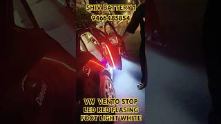 STOP LED RED FLASING AND FOOT LED LIGHT WHITE viralvideo car [upl. by Lemak]