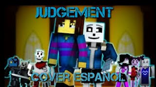 undertale sans song quotjudgementquot by tryhardninja fandub españolminecraft animation [upl. by Pavkovic]