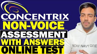 Concentrix NON VOICE Assessment 2024 with Answers  Amcat Test  Customer Service [upl. by Maddalena]