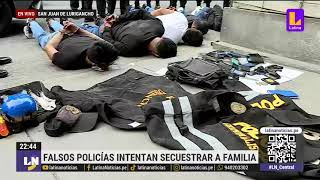 Detienen a delincuentes que se hicieron pasar por policías para secuestrar a familia [upl. by Nitsruk74]