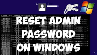 Reset Administrator password on Windows with Offline NT Password [upl. by Leunas]