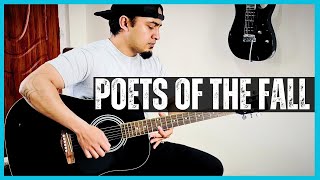 Poets of the Fall  Cradled in Love  Acoustic Guitar Cover [upl. by Bolling]