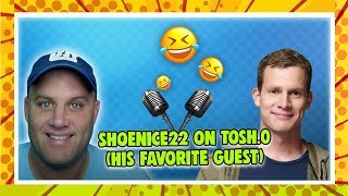 shoenice22 on Tosh0 his favorite guest [upl. by Aztilem]