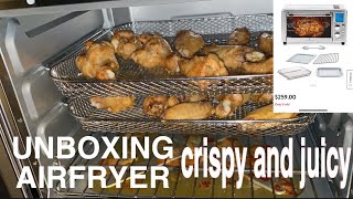 Emeril Lagasse Power AirFryer 360  COOKING CRISPY CHICKEN WINGS [upl. by Pape]