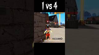 FF short  ff 1vs4🔥 ffshort freefire viralshorts [upl. by Adnyleb]