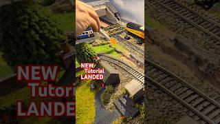 NEW Model Railway Trackside Tutorial LANDED modelrailway [upl. by Lucine]