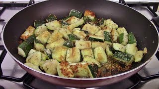 ZUCCHINE CROCCANTI IN PADELLA facili e veloci [upl. by Enyleve]