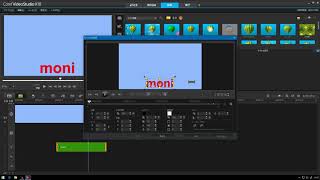 VideoStudio X10 使い方7もにっこ初級講座 テキストアニメについて [upl. by Tterab545]