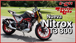 NUEVA NITROX T3 300  Vento  Prueba de manejo  Test Drive  Warrior En Moto 241 [upl. by Chubb497]