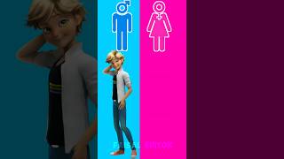 Miraculous Characters As Gender Swap Mod  part 1 catnoir [upl. by Kress]