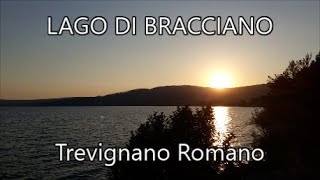 LAZIO Lago di Bracciano ROMA  Trevignano Romano  ITALY Beaches and sunsets on the Volcanic Lake [upl. by Annairdua477]