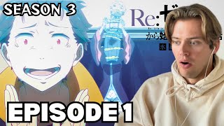 IM NOT READY FOR THIS Re Zero Season 3 Episode 1  Reaction [upl. by Eadnus]