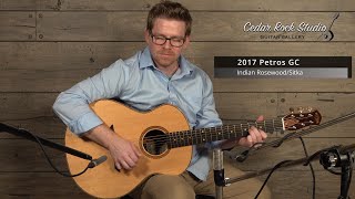 2017 Petros Applecreek Grand Concert Indian RosewoodSitka Spruce played by Matt Thomas [upl. by Adest348]