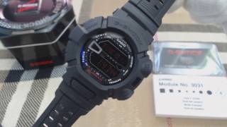 Casio G Shock Mudman Black Military Watch G9000MS 1 [upl. by Eimmij]