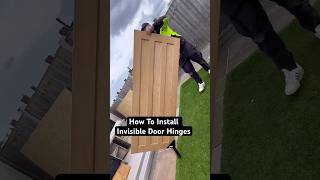 How To Install Invisible Door Hinges how diy asmr [upl. by Primo880]