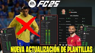 ¡ASI NO EA SPORTS Nueva Actualización de Plantillas FC 25 [upl. by Annwahsal]