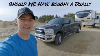 Ram Truck Review Towing Our 5th Wheel RV [upl. by Greggs329]