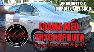 Test Marolex Axel Foamer 3000 från Relentless Car Care [upl. by Armat673]