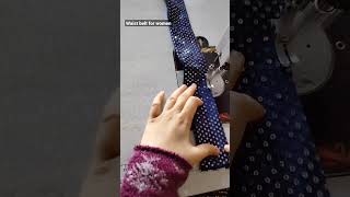 How to make waist belt for lehenga and saree shorts video [upl. by Yzeerb]