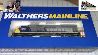 DCCTRAIN live ESU Select sound decoder installation Walthers HO EMD SD60 [upl. by Orpah]