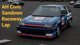 AH Civic Sandown Raceway Lap [upl. by Erund]