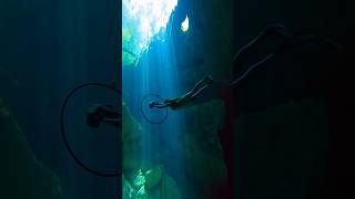 🩵 underwater freediver freediving indiemusic waterscooter sinkhole [upl. by Christianity466]