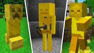 RARE quotGOLDENquot MINECRAFT MOBS [upl. by Namaan]