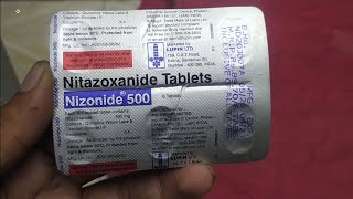 Nizonide 500mg tablet  Nitazoxanide 500mg tablet  Nizonide 500mg tablet use side effects amp review [upl. by Heyman]