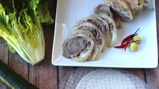 Gio heo ngam giam Vietnamese pickled pork [upl. by Nnailuj]