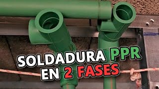 Tutorial termofusión de tuberías de agua PPR en 2 fases [upl. by Edivad]