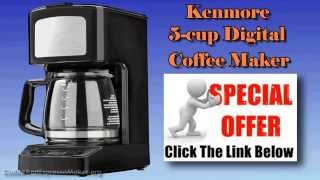 Coffee Maker Reviews  Kenmore 5 cup Digital Coffee Maker [upl. by Nefets232]