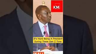 President Ruto insinuating he has become President during the toughest times [upl. by Ellekcim491]