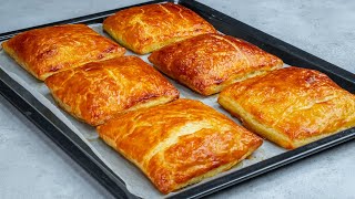 5 min al horno  Unas empanadillas cremosas con tan sólo 6 ingredientes [upl. by Sessylu]