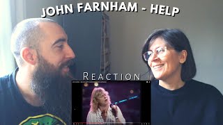 John Farnham  Help LIVE with the Melbourne Symphony Orchestra REACTION with my wife [upl. by Anahsed654]