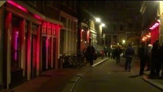 Amsterdams Red Light District  Bloedstraat Night time [upl. by Marvin]