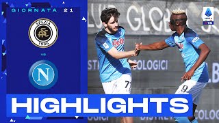 SpeziaNapoli 03  OsimhenKvara il Napoli non si ferma Gol e Highlights  Serie A TIM 202223 [upl. by Ahsyia]