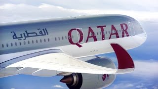 The Qatar Airways A350  A Closer Look [upl. by Ahsinauj]