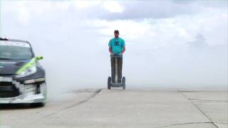 DC SHOES KEN BLOCKS GYMKHANA THREE PART 2 BONUS TRICK EDIT SEGWAY DONUTS [upl. by Meir384]