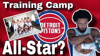 Pistons Training CampMedia Day  Cade a ALLSTAR detroitpistons [upl. by Brahear680]