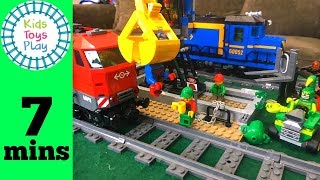 LEGO Train Crashes  Slow Motion LEGO Train Crash  Train Accidents Happen [upl. by Sheelagh139]