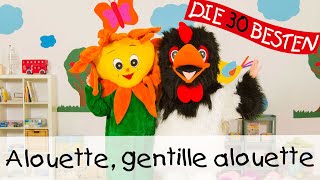 🇫🇷 Alouette gentille alouette  Chanter danser et bouger  Chansons pour enfants 🐦 [upl. by Kurth]