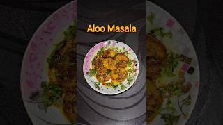 Quick Aloo Masala Recipe  At Home  shorts food [upl. by Fogarty420]