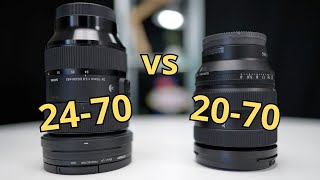 Lens Wars Sony 2070mm F4 G vs Sigma 2470 F28 Revealed [upl. by Kinnon]