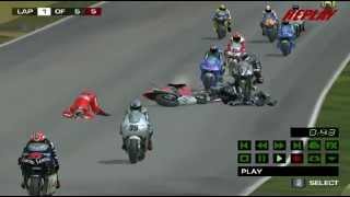 MotoGP 2 Best Crash Ever [upl. by Bethezel]